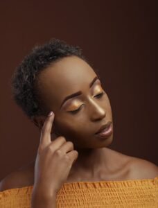 african, black woman, model